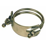Dixon Valve SCCW1200 12 Spiral Clamp Plated Steel Left Hand Counter Clockwise Spiral-1