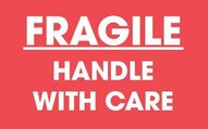 Decker Tape DL1768 Fragile Handle With Care 2 X 3 (B) (500 Per Roll)-1