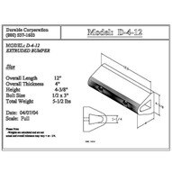 Durable Corp D12 Extruded Dock Bumper 4 X 4 14 X 12-1