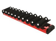 E-Z Red WR10-RD 10 Slot Red Magnetic Wrenchrack-1