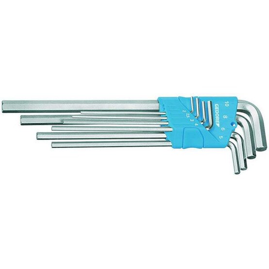 Gedore H 42 EL-88 Hexagon Allen Key Set Long In Holder 8 Pcs Mm-1