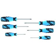 Gedore 2160 PHZ-06 3c-screwdriver Set 6 Pcs Ph+pz 0-1-2-1