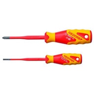 Gedore VDE 2162-2172 PH-02 Vde Insulated Screwdriver Set Slim Drive 2 Pcs-1