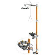 Guardian G1994HFC Safety Station With Widearea Eyeface Wash Hand And Foot Control All-stainless Steel-1