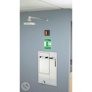 Guardian GBF2372 Recessed Safety Station With Drain Pan And Daylight Drain Wall Mounted Exposed Shower Head Fire-rated Construction-1