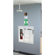 Guardian GSC2650A Recessed Safety Center With Drain Pan Exposed Shower Head-1