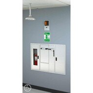 Guardian GSC2650G Recessed Safety Center With Drain Pan Exposed Shower Head-1