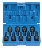 Grey Pneumatic 1200t 3 8 Drive 9 Piece Internal Star Impact Driver Set-1