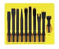 Grey Pneumatic Cs110 10 Piece .401 Shank General Service Chisel Set-1
