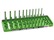 Hansen Global Inc. HR14033 Xgreen 14 Dr. Sae 3 Rowmulti Length Socket Holder-1
