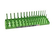 Hansen Global Inc. 38043 Xgreen 38 Dr. Sae 3 Rowmulti Length Socket Holder-1