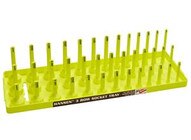 Hansen Global Inc. 38073 Hv Yellow 38 Dr. Sae 3 Rowmulti Length Socket Holder-1