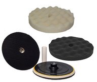 Hi-tech Industries BK-3W Hi-buff Foam Pad Kit Withvelcro Backing Pad-1