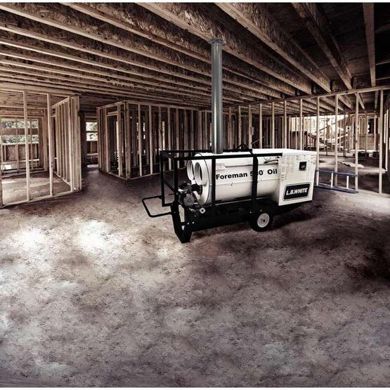 LB White Foreman 500 DF 500,000 BUTH LPG/NG Indirectfired Portable