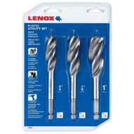 Lenox 10954300S Bi-metal Utility Drill Bit Kit 3 Piece-1