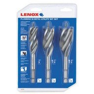 Lenox 14787300PS Bi-metal Utility Drill Bit Plumber's Kit 3 Piece-1