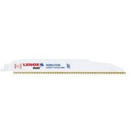 Lenox 21222B966GR 9 (229mm) 6 Tpi Gold T2 Demolition Reciprocating Saw Blade 25 Pack-1