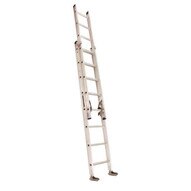 Louisville Ladder AE2216 16 Ft Aluminum Multi-section Ladder Rope & Pully Not Included Cap: 300 Lbs Type Ia-1