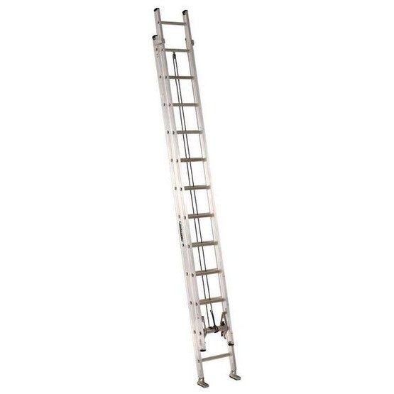 Louisville Ladder AE2224 24 Ft Aluminum Multi-section Ladder Cap: 300 Lbs Type Ia-1