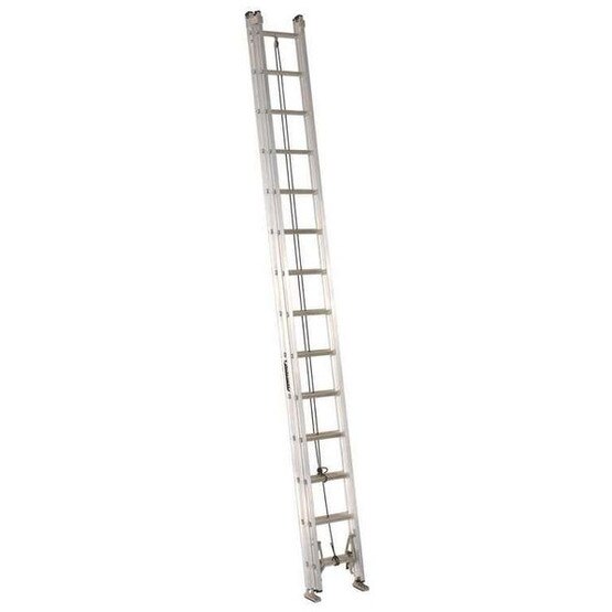 Louisville Ladder AE2228 28 Ft Aluminum Multi-section Ladder Cap: 300 Lbs Type Ia-1