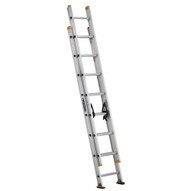 Louisville Ladder AE3216 16 Ft Aluminum Multi-section Ladder Rope & Pully Not Included Cap: 250 Lbs Type I-1