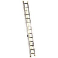 Louisville Ladder AE3228 28 Ft Aluminum Multi-section Ladder Cap: 250 Lbs Type I-1