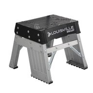 Louisville Ladder AY8001 1 Ft Aluminum Industrial Ladder Cap: 250 Lbs Type I-1