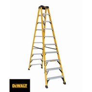 DeWalt DXL3030-10 10 Ft Fiberglass Twin Front Ladder Cap: 300 Lbs Type Ia-1