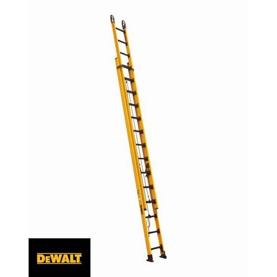 Louisville Ladder DXL3420-28PG 28 Ft Fiberglass Multi-section Ladder Cap: 375 Lbs Type Iaa-1