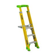 Louisville Ladder FCP1403HD 3' FG Cross Pinnacle 2-in-1 Platform Ladder Type IAA 375b Rated-1