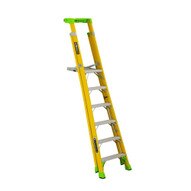 Louisville Ladder FCP1406HD 6' FG Cross Pinnacle 2-in-1 Platform Ladder Type IAA 375b Rated-1