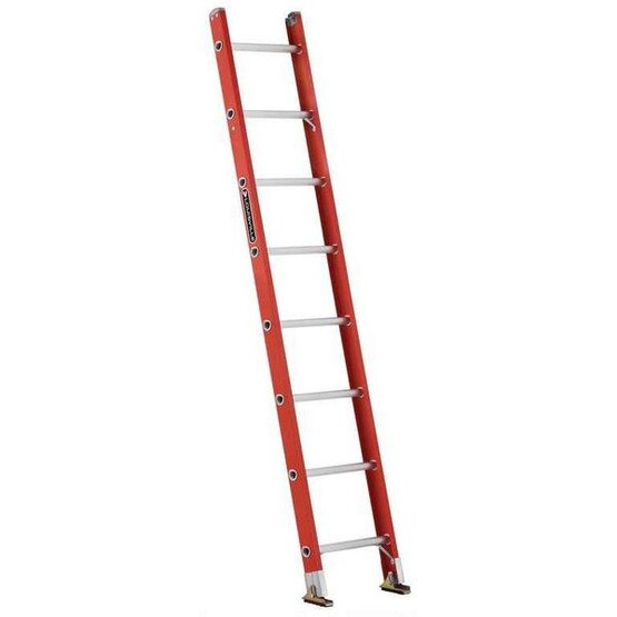 Louisville Ladder FE3108 8 Ft Fiberglass Shelf Cap: 300 Lbs Type Ia-1