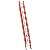 Louisville Ladder FE3220 20 Ft Fiberglass Multi-section Cap: 300 Lbs Type Ia-2