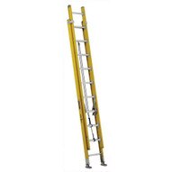 Louisville Ladder FE4216HD 16 Ft Fiberglass Multi-section Ladder D-rung Rope & Pulley Not Included Cap: 375 Lbs Type Iaa-1