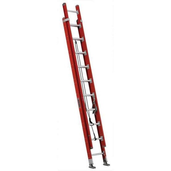 Louisville Ladder Aluminum Extension Ladder, 300 lbs