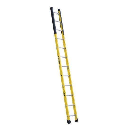 Louisville Ladder FE8912 12 Ft Fiberglass Manhole Ladder Cap: 375 Lbs Type IAA-1