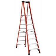 Louisville Ladder FXP1808HD 8 Ft Fiberglass Platform Ladder Cap: 375 Lbs Type Iaa-2