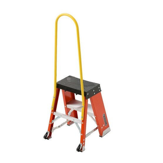 Louisville Ladder FY8002-S55S56 2 Ft Fiberglass Step Stool Industrial Cap: 250 Lbs-2