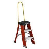 Louisville Ladder FY8003-S55S56 3 Ft Fiberglass Step Stool Industrial Cap: 250 Lbs-3