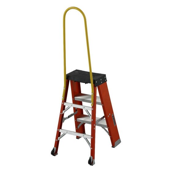 Louisville Ladder FY8003-S55S56 3 Ft Fiberglass Step Stool Industrial Cap: 250 Lbs-2