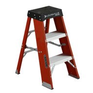 Louisville Ladder FY8003 3 Ft Fiberglass Step Stool Industrial Cap: 250 Lbs-1