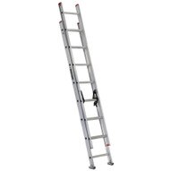 Louisville Ladder L-2324-16 16 Ft Aluminum Multi-section Ladder Rope & Pully Not Included Cap: 200 Lbs Type Iii-1