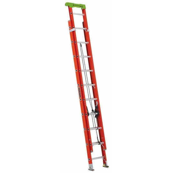 Louisville Ladder L-3022-20PT 20 Ft Fiberglass Multi-section Ladder Cap: 300 Lbs Type Ia-2