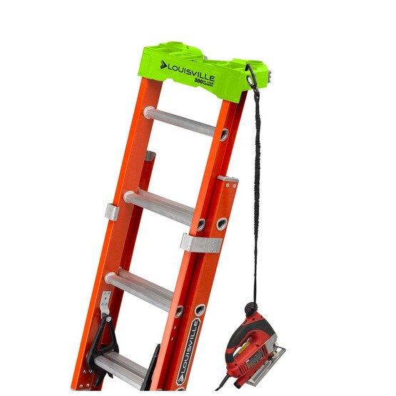 Louisville Ladder L-3022-20PT 20 Ft Fiberglass Multi-section Ladder Cap: 300 Lbs Type Ia-1