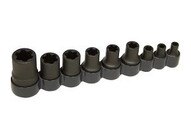 Lisle 83100 External Torx Plus Socket Set12 Drive E6 - E18-1