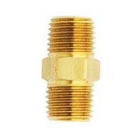 Milton 646s 1 4 X 1 4npt Male Brass Hex Nipple-1
