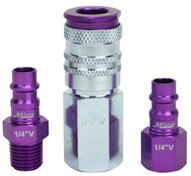 Milton S-303VKIT 3 Piece Hi-flo V-style 14npt Purple Colorfit-mega-flow-1