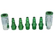 Milton S-307AKIT 7 Piece A-style 14 Npt Greencolorfit Coupler & Plug Kit-1