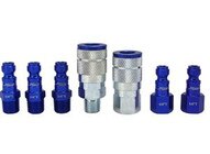 Milton S-307TKIT 7 Piece T-style 14 Npt Bluecolorfit Coupler & Plug Kit-1
