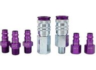 Milton S-307VKIT 7 Piece Hi-flo V-style 14npt Purple Colorfit-mega-flow-1